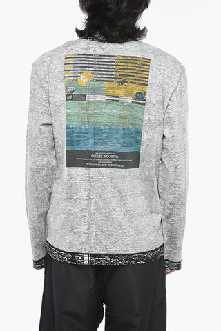Langarm-T-Shirt T-CRANESIDE Bedruckt