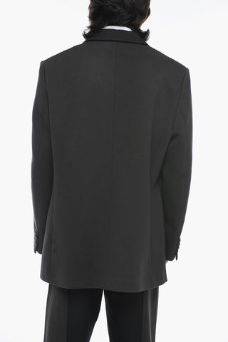 Blazer J-WARHOLS a Doppio Tessuto con Vestibilità Oversize