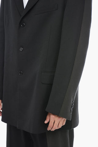 Blazer J-WARHOLS a Doppio Tessuto con Vestibilità Oversize