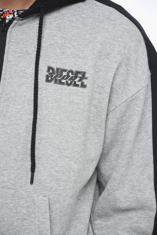 Brushed Cotton AMST-ABRAM-HT32 Zipped Hoodie