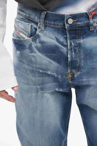 Jeans Tapered Fit D-FINING mit Rissen L.32