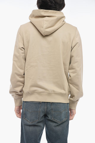 Brushed Cotton S-GINN-SP Hoodie With Logo Print