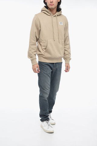 Brushed Cotton S-GINN-SP Hoodie With Logo Print