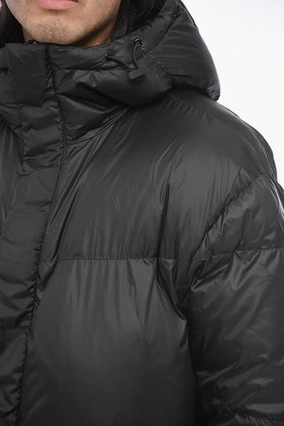 Oversized W-TAKRY Down Jacket with Hidden Placket