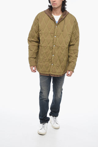 Quilted Bomber J-ROMEO With Fleece Detail