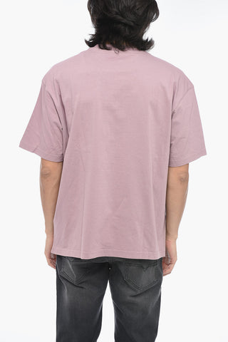 T-Shirt T-WASH-POFF-L1 mit Logo im Distressed-Effekt