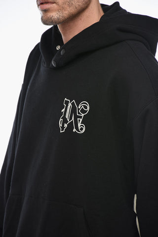 Felpa Con Cappuccio MONOGRAM In Cotone Con Coulisse