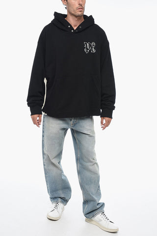 Felpa Con Cappuccio MONOGRAM In Cotone Con Coulisse