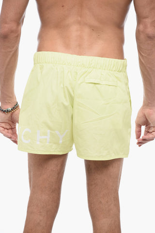 Costume da Bagno Boxer con Stampa Logo