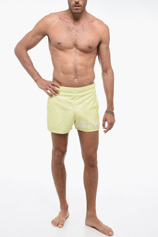 Costume da Bagno Boxer con Stampa Logo