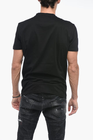 Crewneck T-Shirt with Printed Chest Pocket