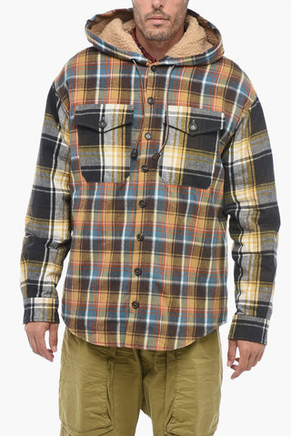 ICON Padded Overshirt with Shearling Lining