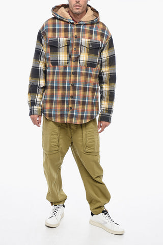 ICON Padded Overshirt with Shearling Lining