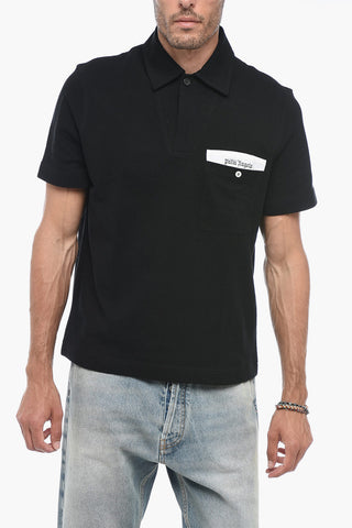 Short Sleeved SARTORIAL TAPE Polo With Breast Pocket