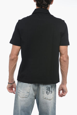 Short Sleeved SARTORIAL TAPE Polo With Breast Pocket