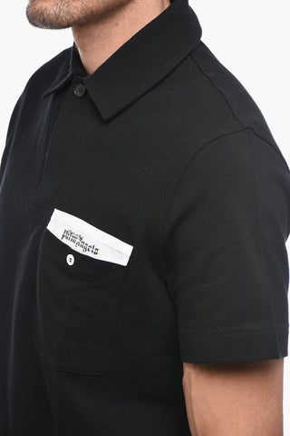 Short Sleeved SARTORIAL TAPE Polo With Breast Pocket