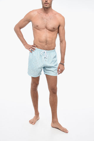 Jungla-print Boxer Swimsuit