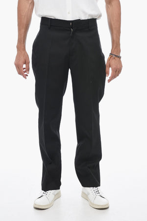 Slim-Fit Trousers With Ankle Zips