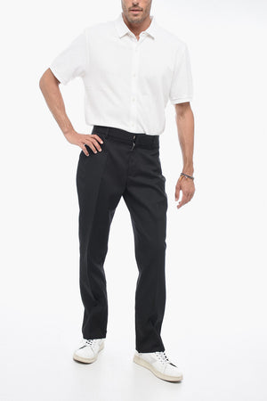 Slim-Fit Trousers With Ankle Zips