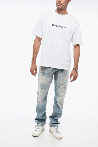 Slim Fit T-Shirt with Printed Logo