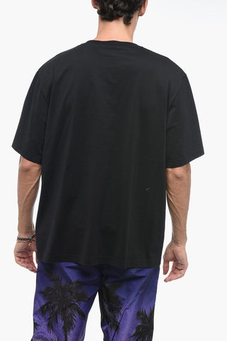 T-Shirt Slim Fit con Logo Ricamato