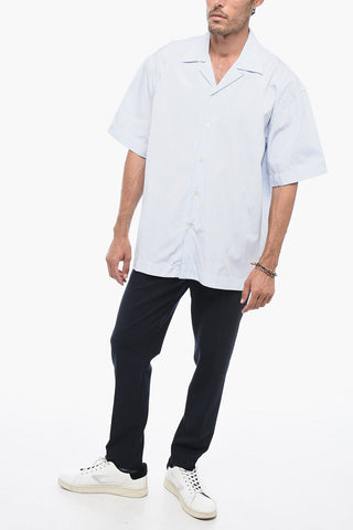Striped Short-Sleeve with Oversize Fit