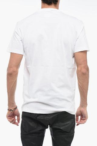 Crewneck T-shirt with Logo Print