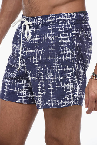 Costume da Bagno Boxer con Fantasia Astratta