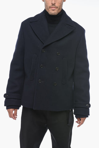 Cappotto Corto doppiopetto con Martingala