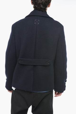 Cappotto Corto doppiopetto con Martingala