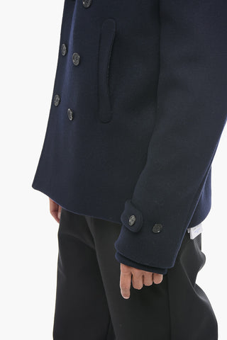 Cappotto Corto doppiopetto con Martingala