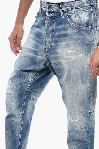 Combat Tailored Denims with Light Wash