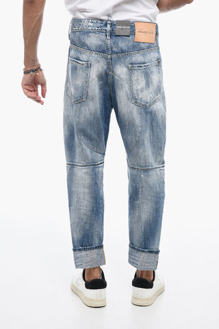 Jeans Sartoriali Combat con Lavaggio Chiaro