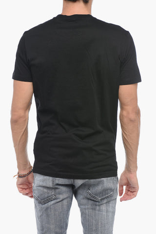 Crewneck T-shirt with Logo Print