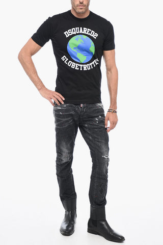 T-Shirt GLOBETROTTER con Stampa