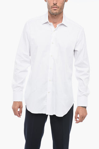 Long Sleeved Shirt With French Collar