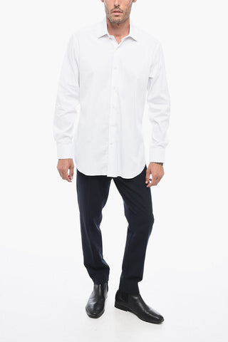 Long Sleeved Shirt With French Collar