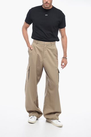 Pantaloni Cargo Over con Elastico sul Fondo
