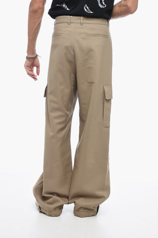 Pantaloni Cargo Over con Elastico sul Fondo