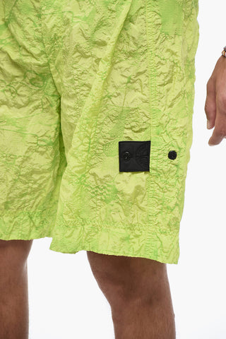 Reps Nylon Boxer Swimshort with Wrinkled Effect