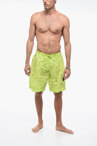 Reps Nylon Boxer Swimshort with Wrinkled Effect