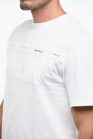 Crewneck SARTORIAL TAPE T-shirt With Breast Pocket