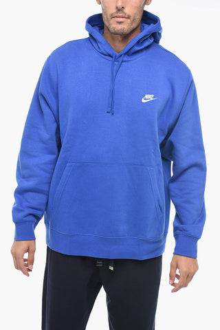 Fleece Cotton Blend Hoodie