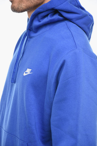 Fleece Cotton Blend Hoodie