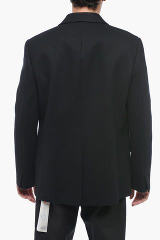 TAILORING Blazer in Lana Over con Tasche ad Aletta