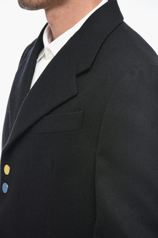 TAILORING Blazer in Lana Over con Tasche ad Aletta