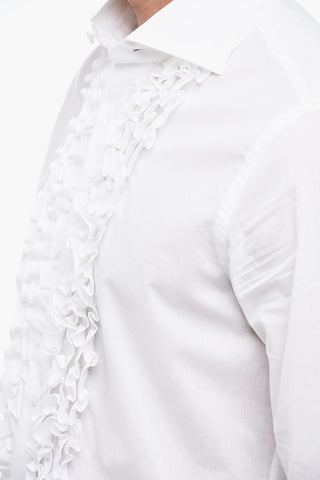 Long Sleeved Shirt With Rouched Details
