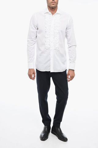 Long Sleeved Shirt With Rouched Details