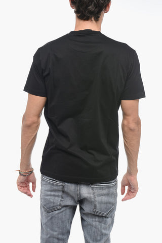 Crewneck T-shirt with Logo Print