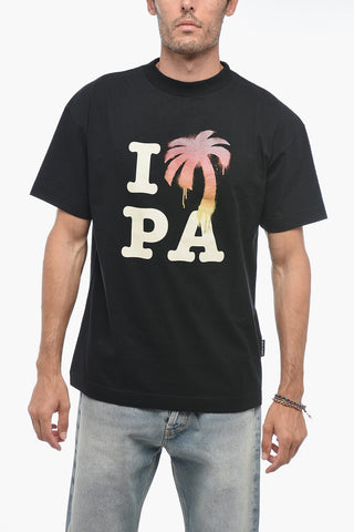 Printed Crewneck I LOVE PALM T-shirt